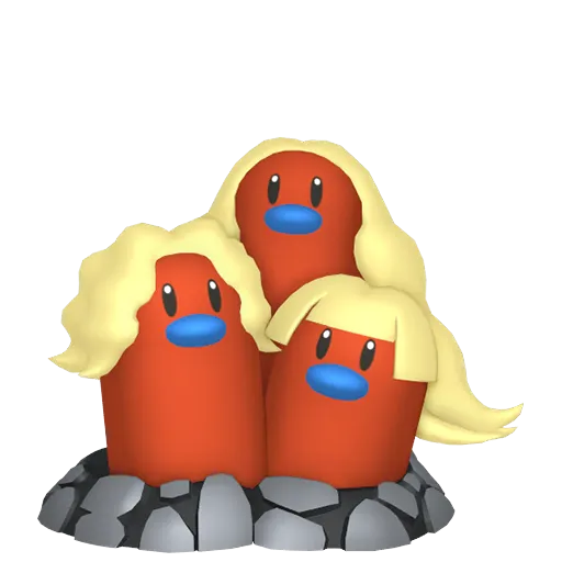 Shiny Dugtrio-Alola