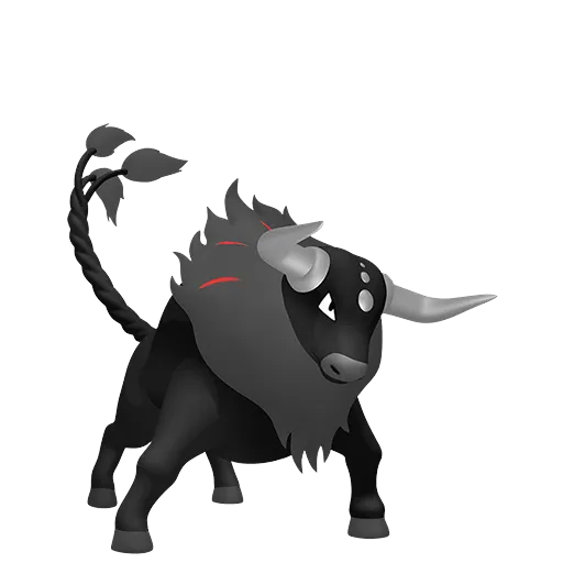 Shiny Tauros-Paldea Blaze